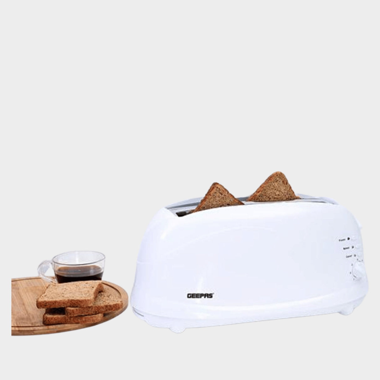 Geepas 4-Slice Bread Toaster and browning control, GBT9895 - KWT Tech Mart