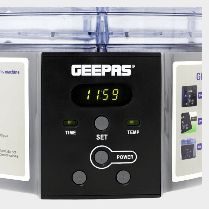 Geepas 520W Digital Food Dehydrator GFD63013UK - KWT Tech Mart