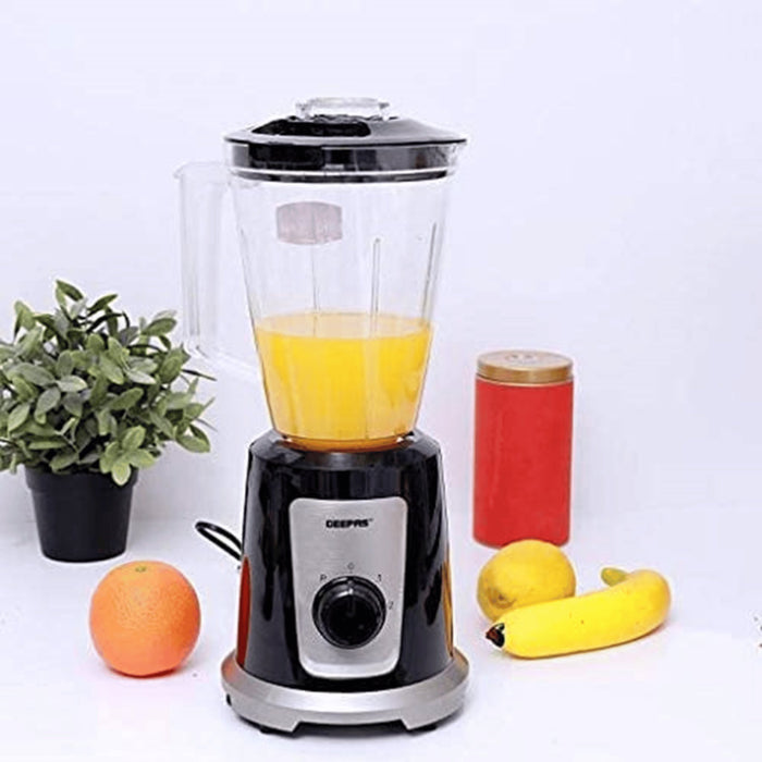Geepas 2-in-1 Multi functional Blender, 550W GSB44030, Black - KWT Tech Mart