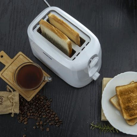 Geepas Bread Toaster GBT36515, White - KWT Tech Mart