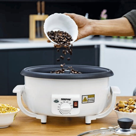 Geepas Coffee Roaster, 750g GCR63038 - White - KWT Tech Mart