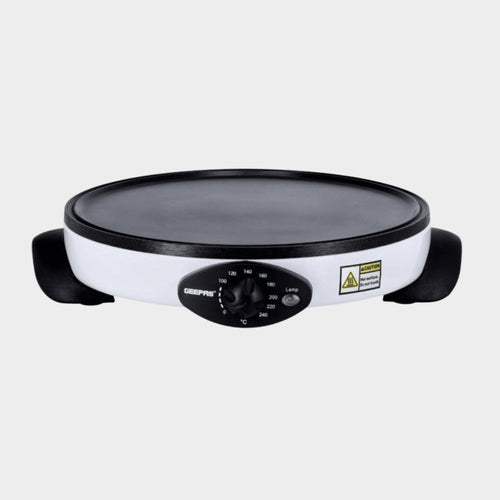 Geepas Crepe Maker, 13" Die-cast Aluminium Baking Plate - KWT Tech Mart