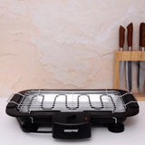 Geepas Electric Anti Rust 2000W Barbecue Grill GBG877 -Black - KWT Tech Mart