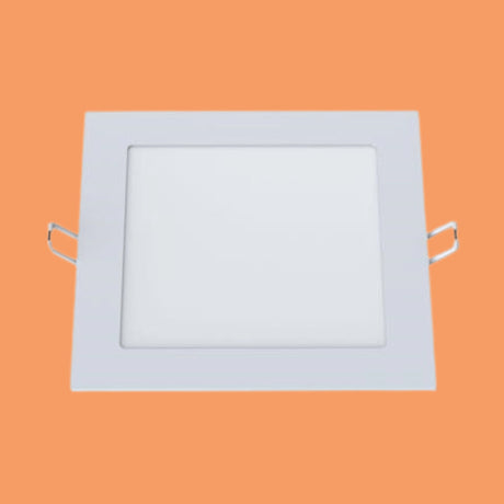 Geepas GESL55025 Square Slim Downlight Led 12W - Downlight Ceiling Light | Natural Cool White 6500K | Long Life 50,000 Burning Hours | Ultra Slim | 3 Years Warranty