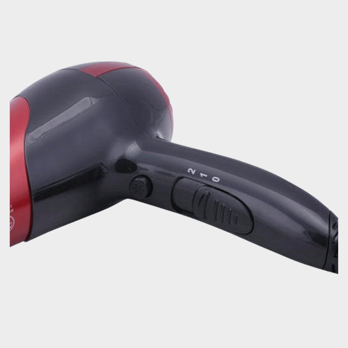 Geepas Hair Dryer & Straightener Combo, Ceramic - Red - KWT Tech Mart