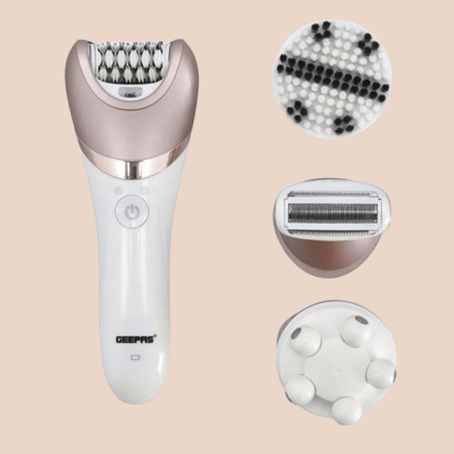 Geepas GLS86053 Lady Shaver Set – Electric Hair Remover - KWT Tech Mart