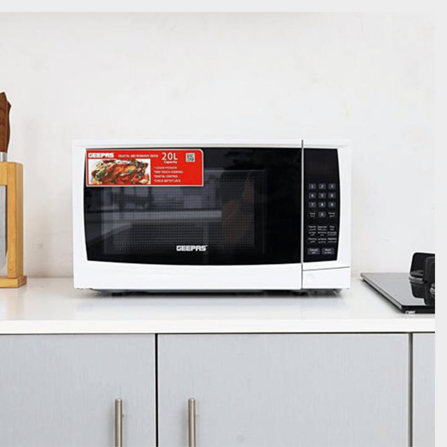 Geepas 20L 1200W Digital Microwave Oven - GMO1895  - KWT Tech Mart