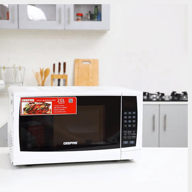 Geepas 20L 1200W Digital Microwave Oven - GMO1895  - KWT Tech Mart