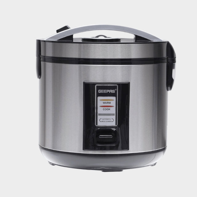 Geepas 1.8L Stainless Steel Rice Cooker, GRC4330 - KWT Tech Mart
