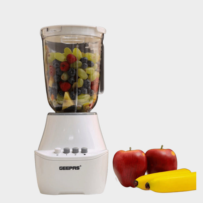 Geepas 1.5L 3-in-1 Blender Unbreakable Jar, 400W, GSB6104 - KWT Tech Mart