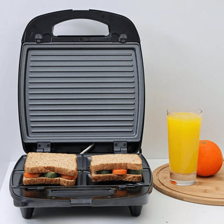 Geepas 4 Slice Sandwich Maker,920W, GSM5444 - Silver - KWT Tech Mart