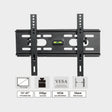 Geepas LCD or PLASMA or LED TV Wall Mount GTM63030 - KWT Tech Mart