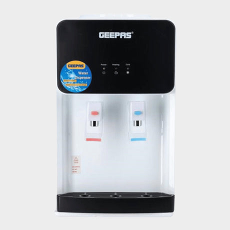 Geepas GWD8356 Table Top Hot & Cold Water Dispenser - White - KWT Tech Mart