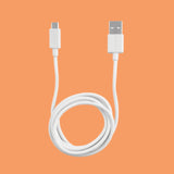 Geepas Micro USB Charging Data Cable GC1962 - White - KWT Tech Mart