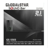 Global Star 2.1CH Soundbar GS-5503, 80W Home Theater System - KWT Tech Mart