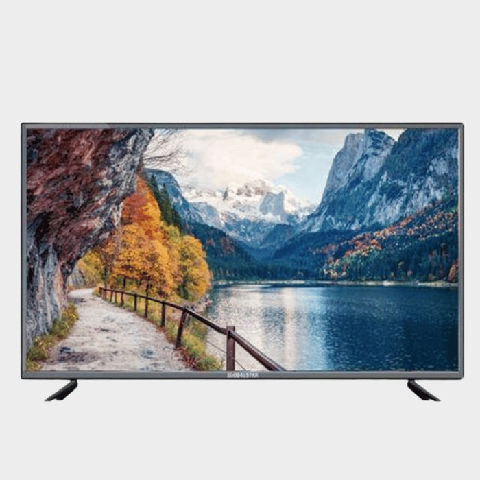 Global Star 40" HD LED Digital TV DVBT2 Free To Air - Black - KWT Tech Mart