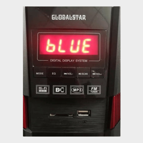 Globalstar 2.1 Ch Home Speaker System, Hifi Enabled Black - KWT Tech Mart