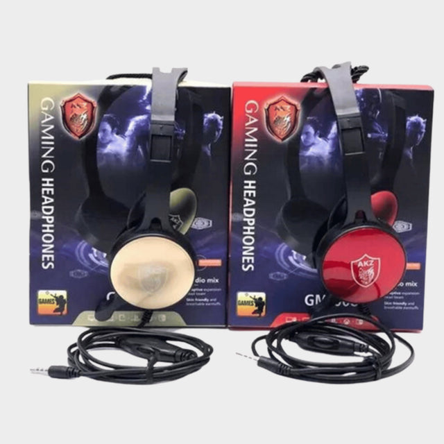 GM-008 Wired Gaming Headset, Volume Control – Black - KWT Tech Mart