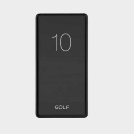 Golf G80 Power Bank 10000mAh – Black | KWT Tech Mart