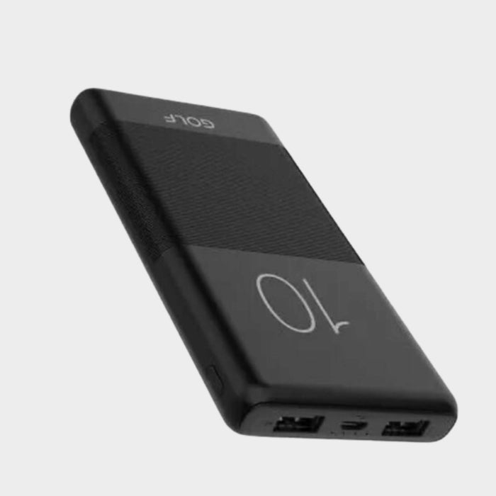 Golf G80 Power Bank 10000mAh – Black | KWT Tech Mart