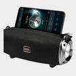 H@F Bluetooth Portable Rechargeable Speaker Black - KWT Tech Mart