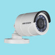 Hikvision 1080P DS-2CE16C0T-IR Bullet Camera – White  - KWT Tech Mart