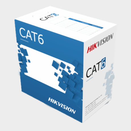 Hikvision CAT 6 Ethernet Cable DS-1LN6-UE-W  - KWT Tech Mart