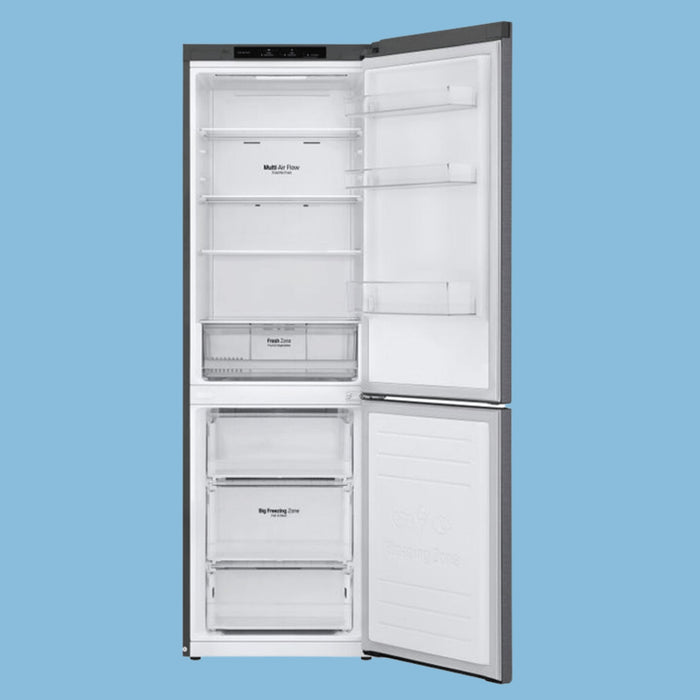 Hisense 341L Double Door Top Mount Freezer Fridge - Silver - KWT Tech Mart