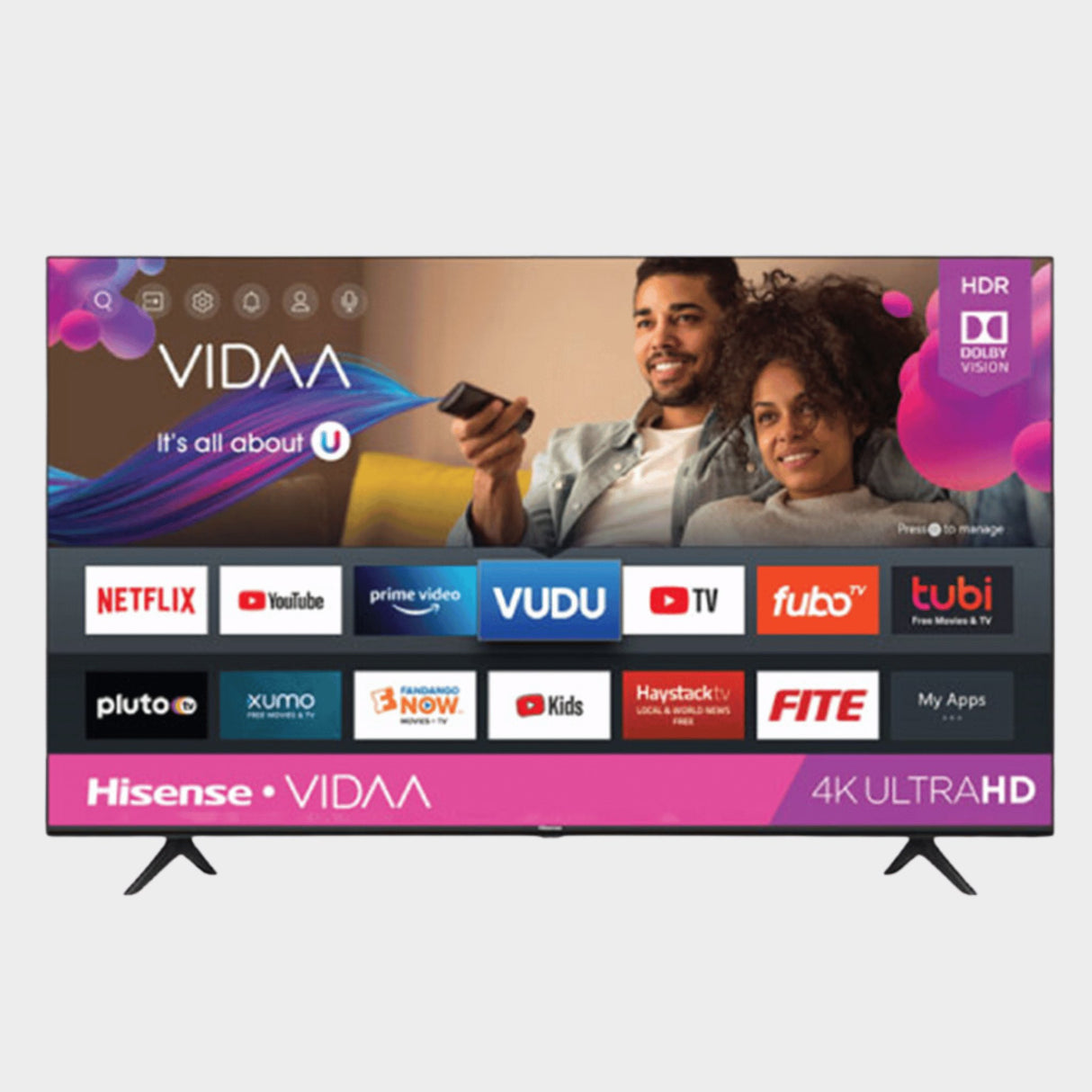 Hisense 70" 4K UHD Smart VIDAA TV, Dolby Vision HDR & HDR10 - KWT Tech Mart