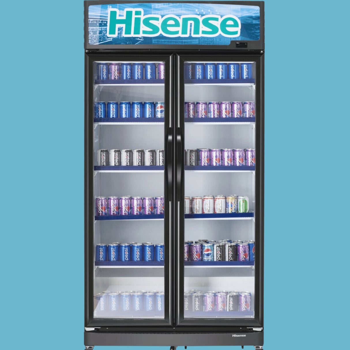 Hisense 758Ltr Double Display Showcase Refrigerator FL-99WC - KWT Tech Mart