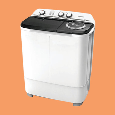 Hisense 7kg Twin Tub Washing Machine, Semi-automatic WSBE701 - KWT Tech Mart