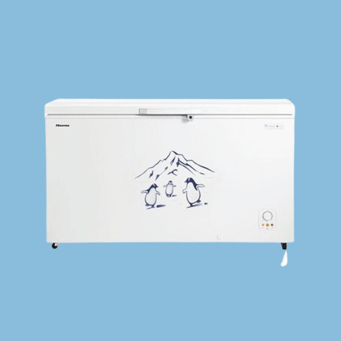 Hisense 660L Double Door Chest Freezer FC-66DT4SA White/Grey - KWT Tech Mart