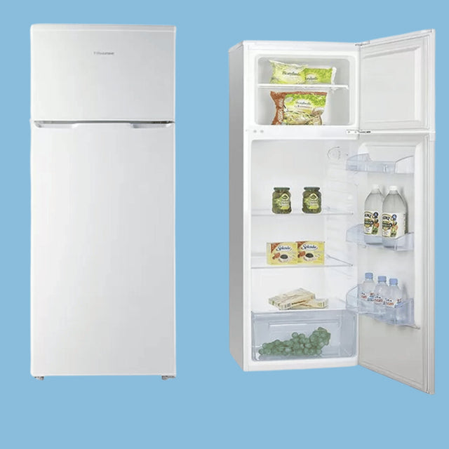 Hisense 220L Double Door Refrigerator RD22DR4SAS1 – Silver - KWT Tech Mart
