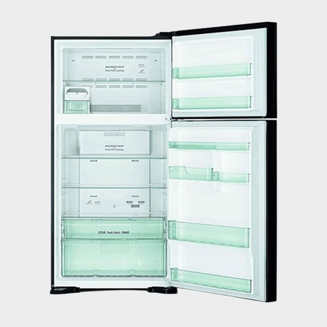 Hitachi 600L Double Door Refrigerator RV750PUN7KBBK – Silver - KWT Tech Mart