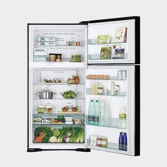Hitachi 600L Double Door Refrigerator RV750PUN7KBBK – Silver - KWT Tech Mart
