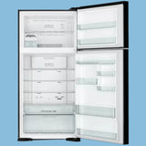 Hitachi 700L Double Door Refrigerator RV800PUN7BBK – Black - KWT Tech Mart