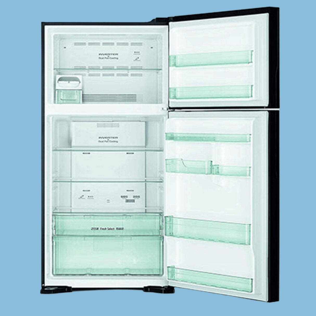 Hitachi 770 Liters Double Door Refrigerator RV860PUN1KBSL - KWT Tech Mart