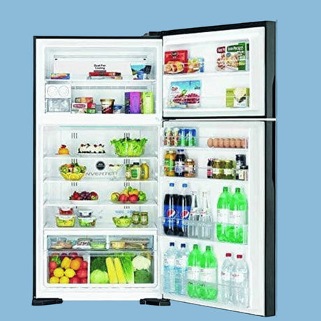 Hitachi 850L Double Door Refrigerator RV990PUN1KBBK - Black - KWT Tech Mart