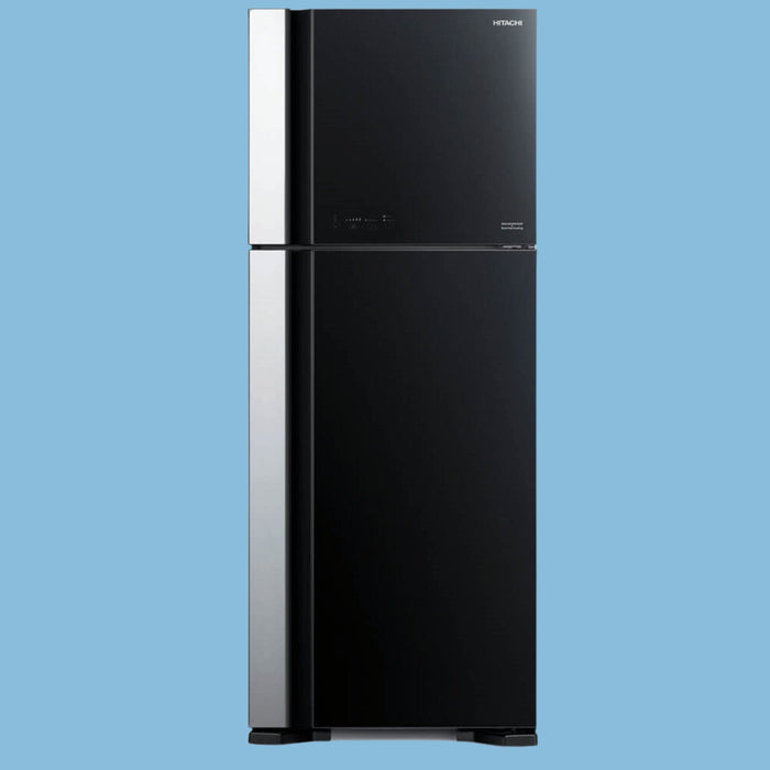 Hitachi 460L Double Door Refrigerator RVG540 – Glass Grey - KWT Tech Mart