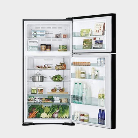 Hitachi 450L Double Door Refrigerator RVG700PUN7GGR – Grey - KWT Tech Mart