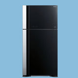 Hitachi 600L Double Door Refrigerator RVG800PUN7GBK - Black - KWT Tech Mart