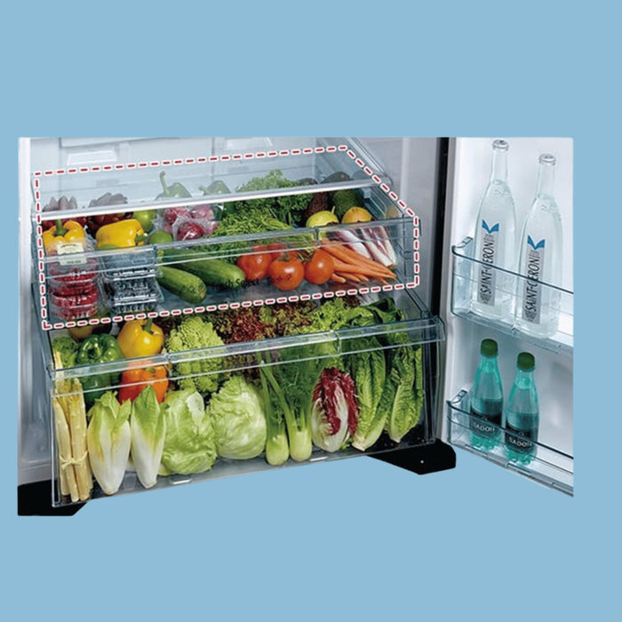 Hitachi 600L Double Door Refrigerator RVG800PUN7GBK - Black - KWT Tech Mart