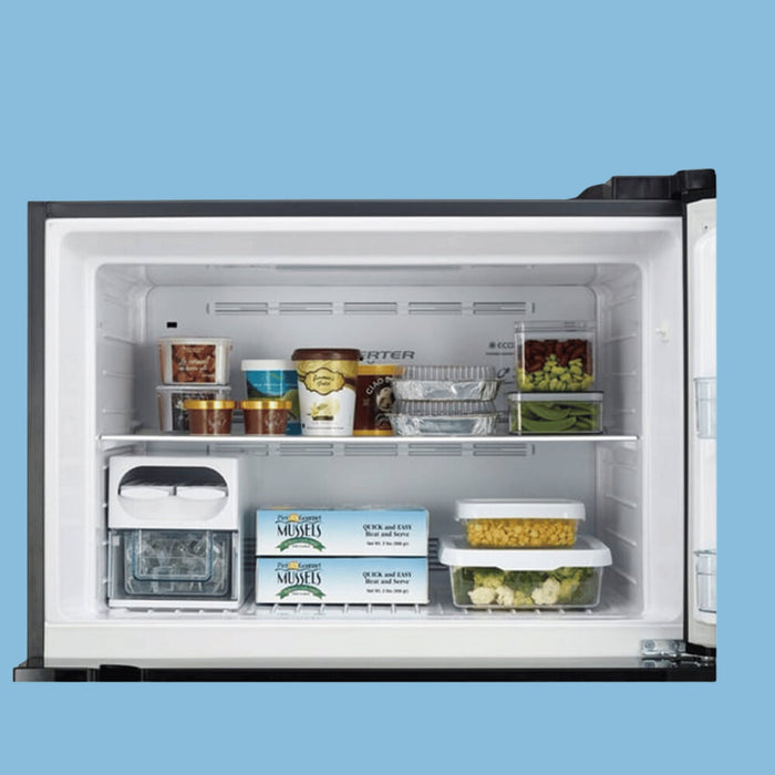 Hitachi 600L Double Door Refrigerator RVG800PUN7GBK - Black - KWT Tech Mart