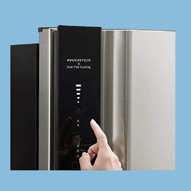 Hitachi 600L Double Door Refrigerator RVG800PUN7GGR - Silver - KWT Tech Mart