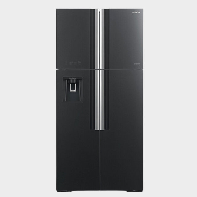 Hitachi 600Ltr French door Refrigerator RW800PUN7GBK - Black - KWT Tech Mart