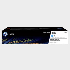 HP 117A Original Laser Toner Cartridge, Cyan, Single Pack