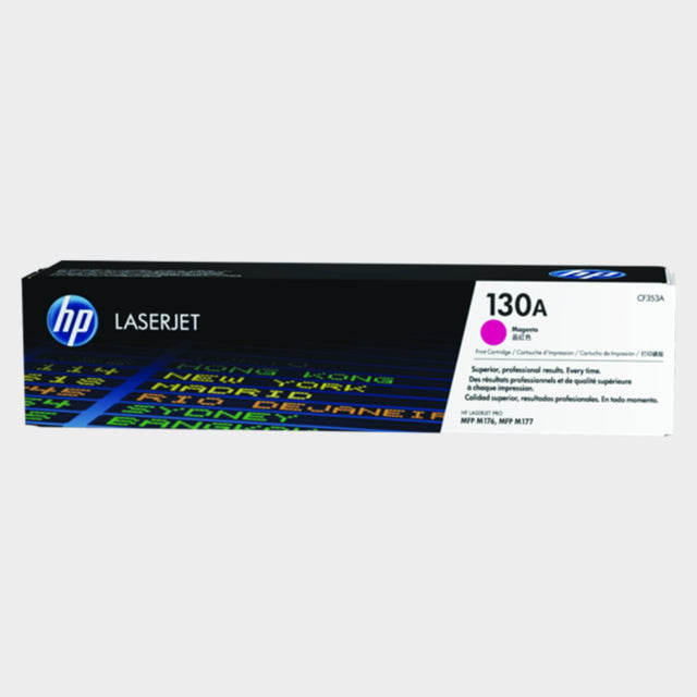HP 130A Original LaserJet Toner Cartridge (Magenta) CF353A