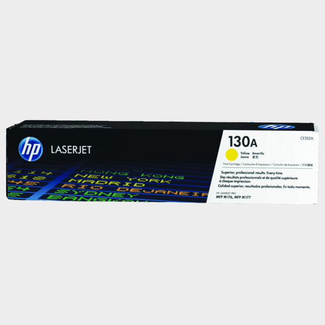 HP 130A Original LaserJet Toner Cartridge (Yellow) CF352A  - KWT Tech Mart