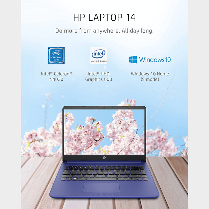 HP 14-Inch Laptop Intel Celeron N4020 4GB RAM 1TB HDD  - KWT Tech Mart