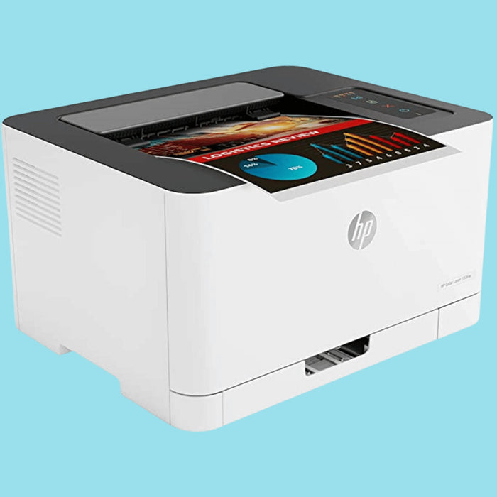 HP 150nw Colour Printer, Monochrome Wireless – White  - KWT Tech Mart